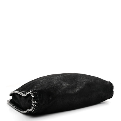 Stella McCartney Shaggy Deer Falabella Fold Over Tote Black 4 of 9