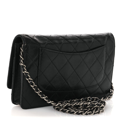 Chanel Aged Calfskin Quilted Reissue Wallet On Chain WOC Black 2 of 13