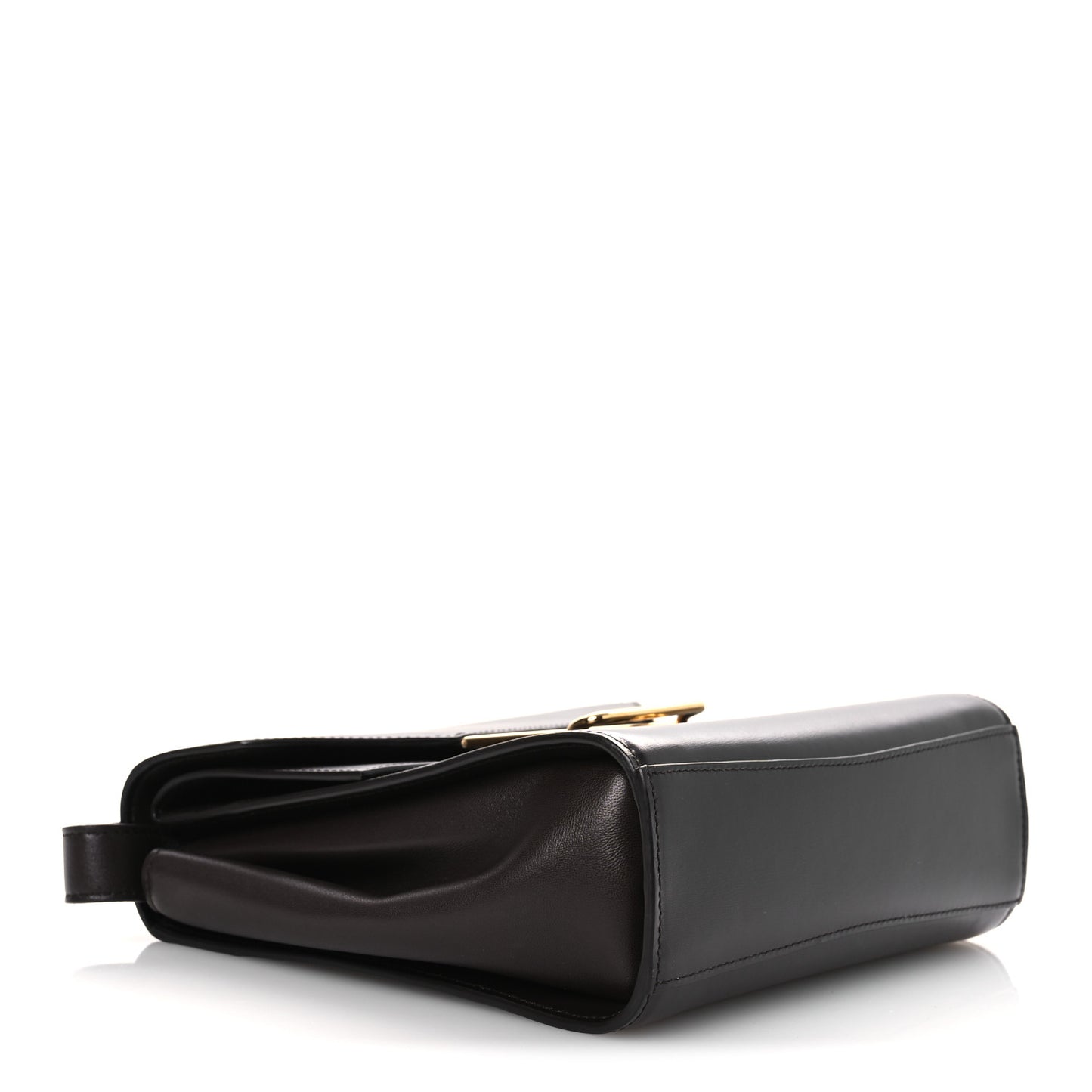 Box Calfskin Nappa Clip Bag Fondant