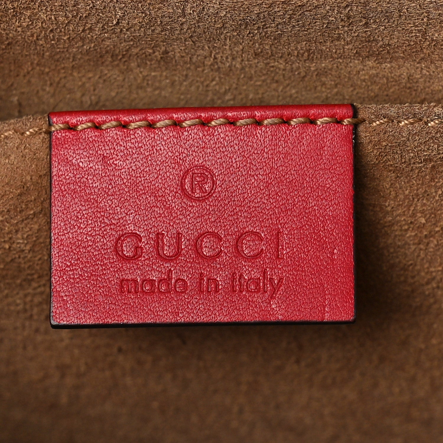 Gucci GG Supreme Monogram Calfskin Small Padlock Shoulder Bag Beige Hibiscus Red New Rosette 6 of 12