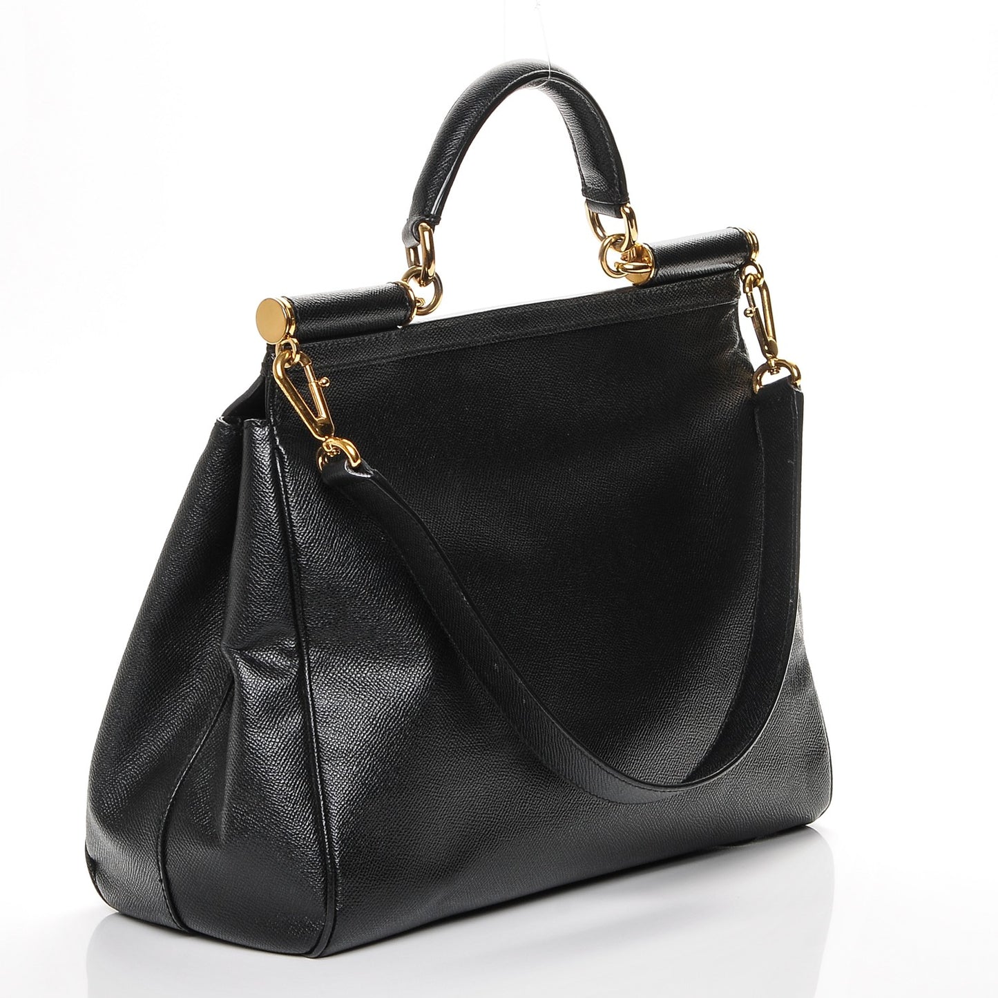 Dauphine Large Miss Sicily Satchel Black