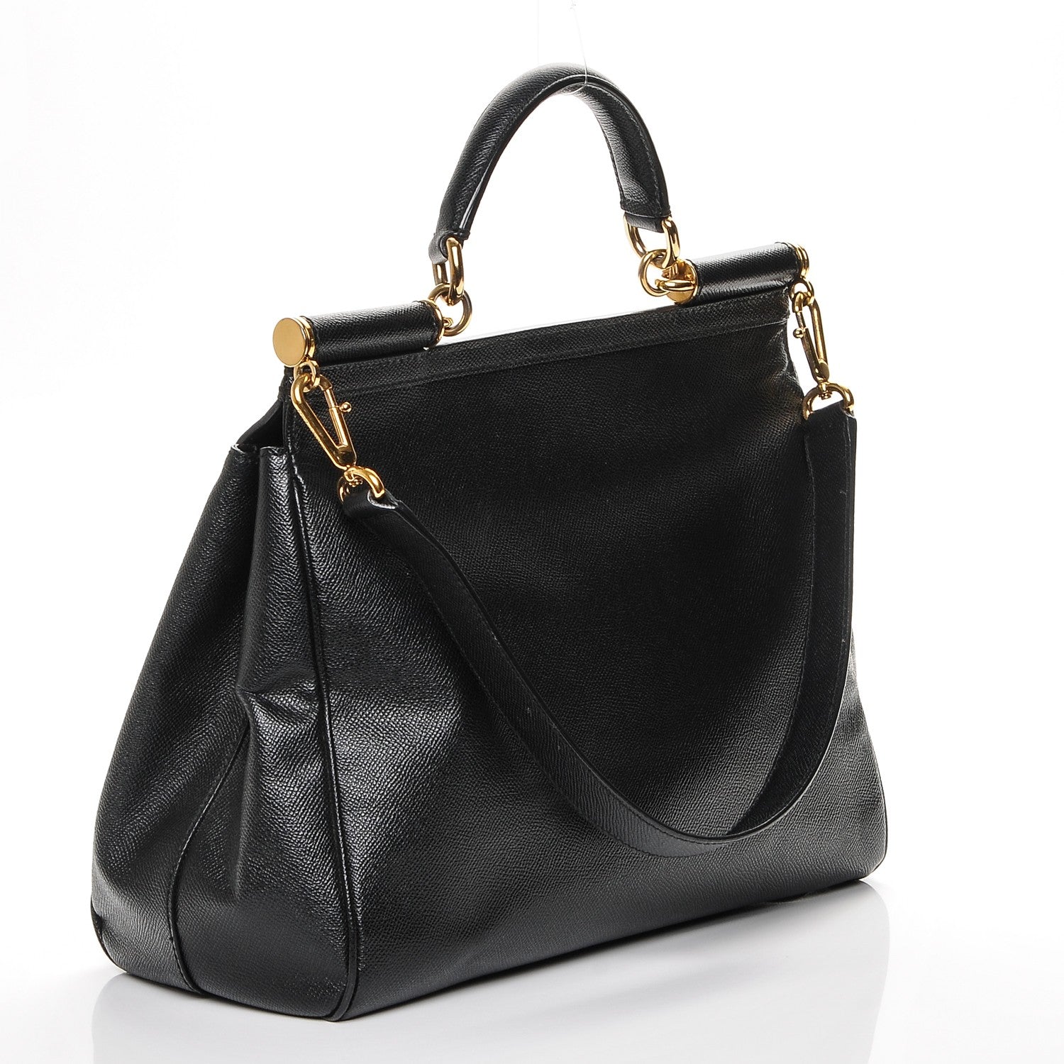 Dolce & Gabbana Dauphine Large Miss Sicily Satchel Black 3 of 6