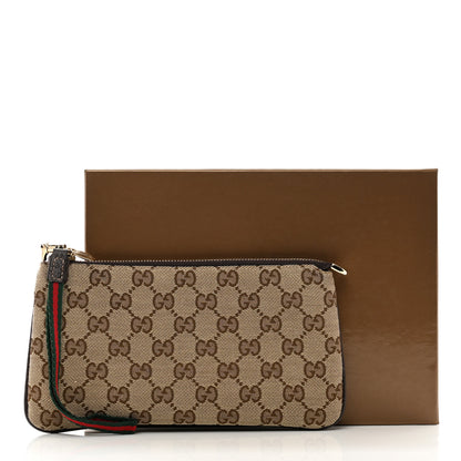 Gucci Monogram Jolicoeur Wristlet Dark Brown 8 of 8
