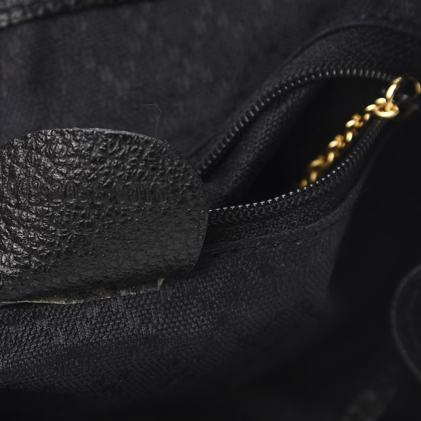 Suede Bamboo Backpack Black