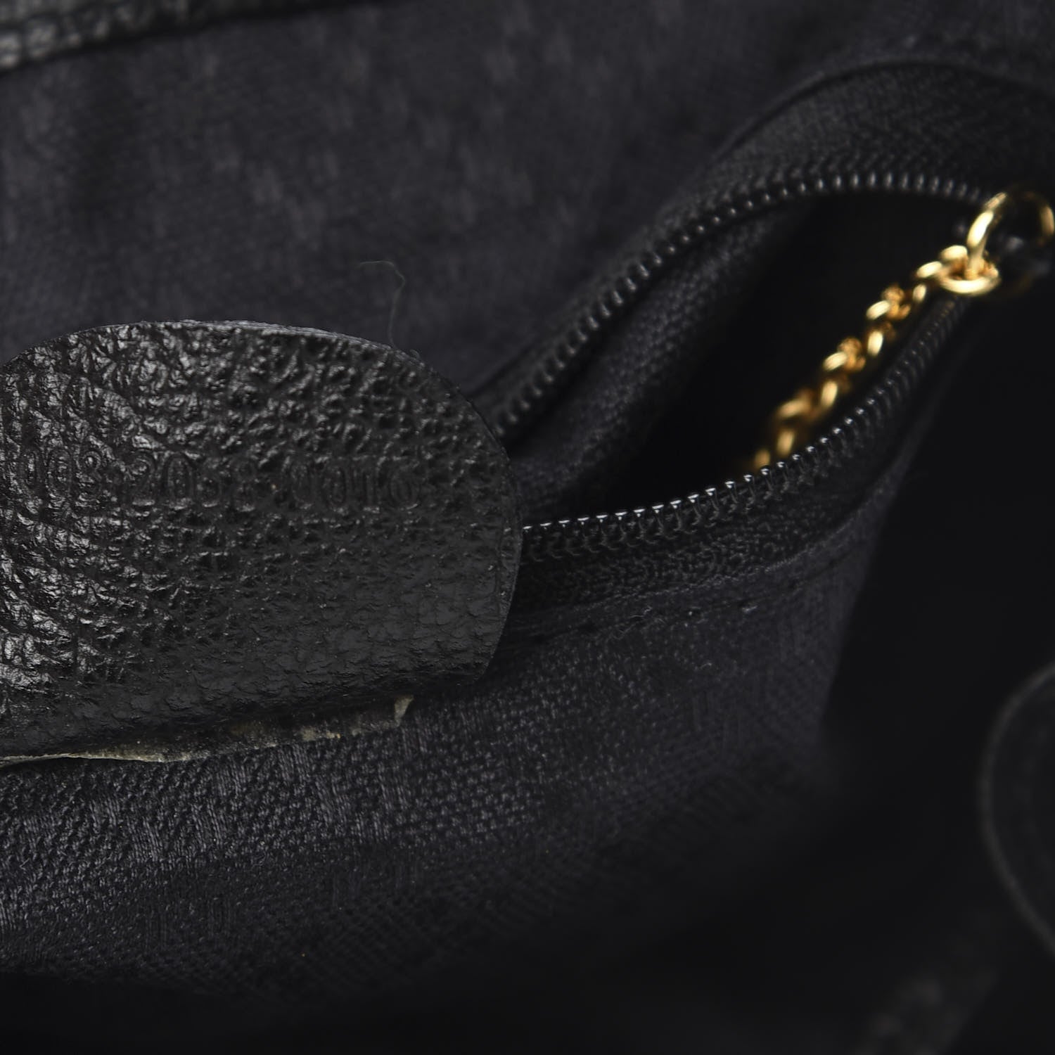 Gucci Suede Bamboo Backpack Black 6 of 14