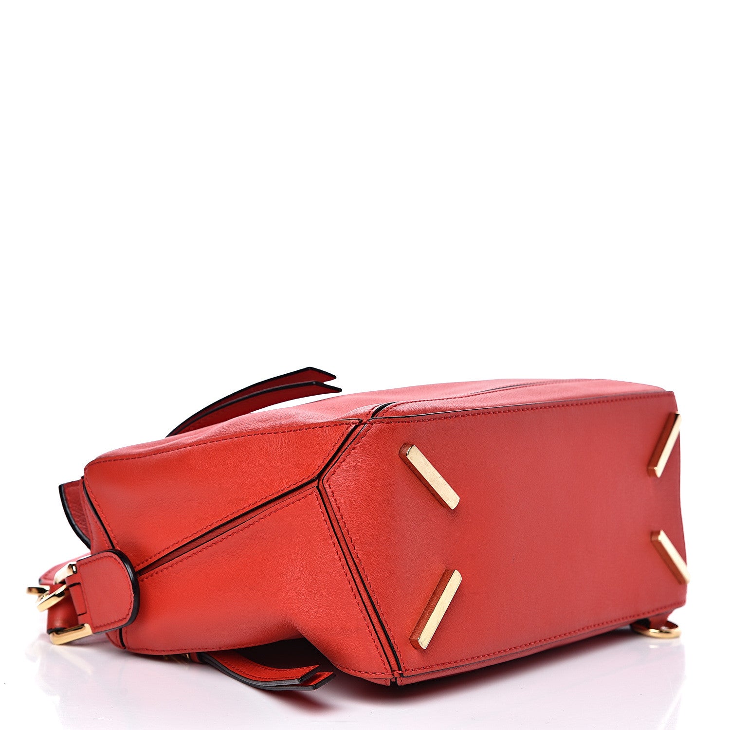 Loewe Calfskin Small Puzzle Bag Scarlet 3 of 16