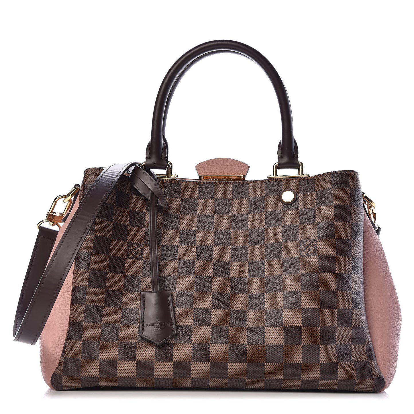 Damier Ebene Cuir Taurillon Brittany Magnolia