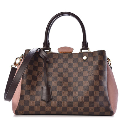 Louis Vuitton Damier Ebene Cuir Taurillon Brittany Magnolia 1 of 9