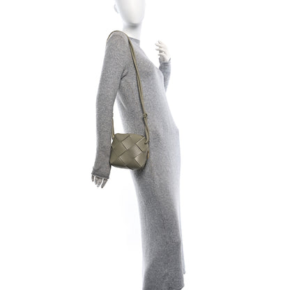 Bottega Veneta Lambskin Maxi Intrecciato Mini Cassette Camera Bag Travertine 2 of 11