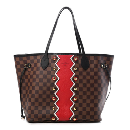Louis Vuitton Damier Ebene Karakoram Neverfull MM 3 of 9
