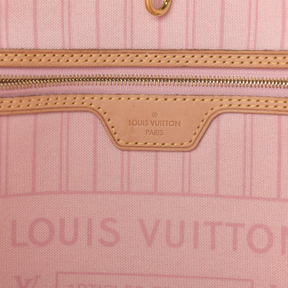 Louis Vuitton Damier Azur Neo Neverfull GM Rose Ballerine 6 of 11