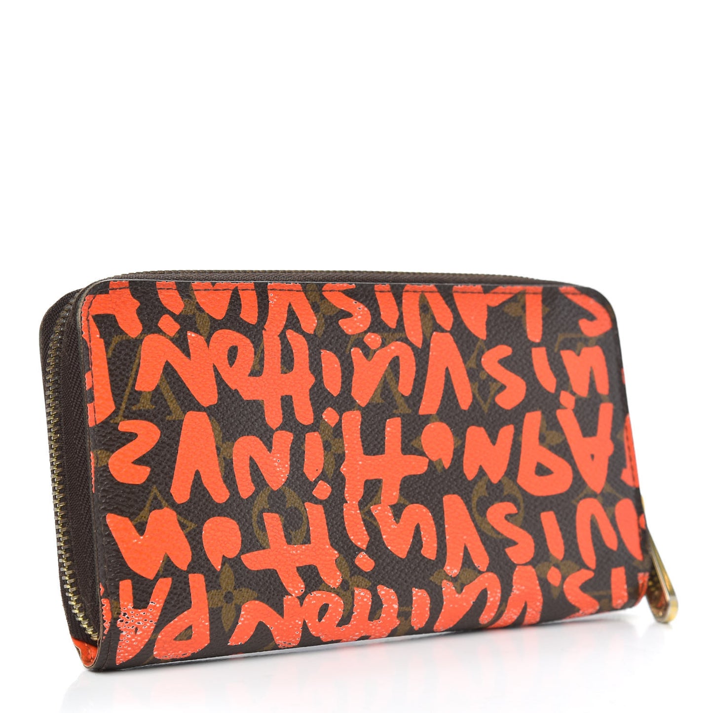 Monogram Graffiti Zippy Wallet Orange