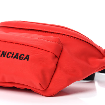 Balenciaga Nylon Small Wheel Beltpack Red 7 of 10