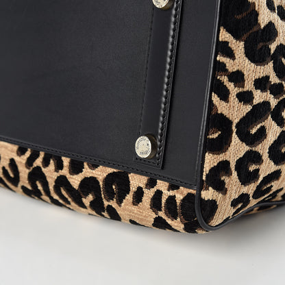 Louis Vuitton Jacquard Velvet Leopard Print Stephen Sprouse Speedy 13 of 14
