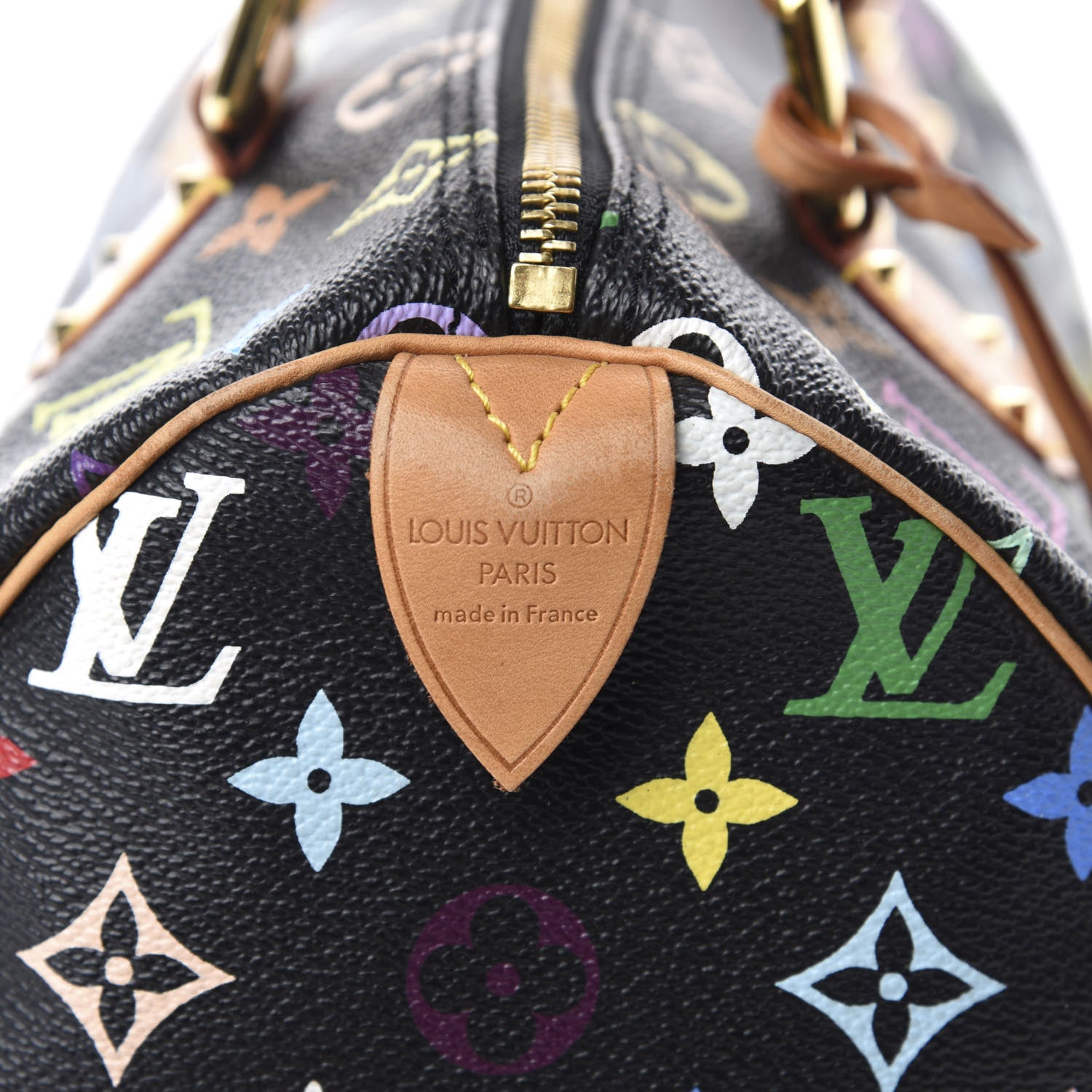Louis Vuitton Monogram Multicolor Speedy 30 Black 9 of 9