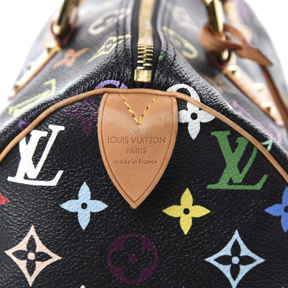Louis Vuitton Monogram Multicolor Speedy 30 Black 9 of 9