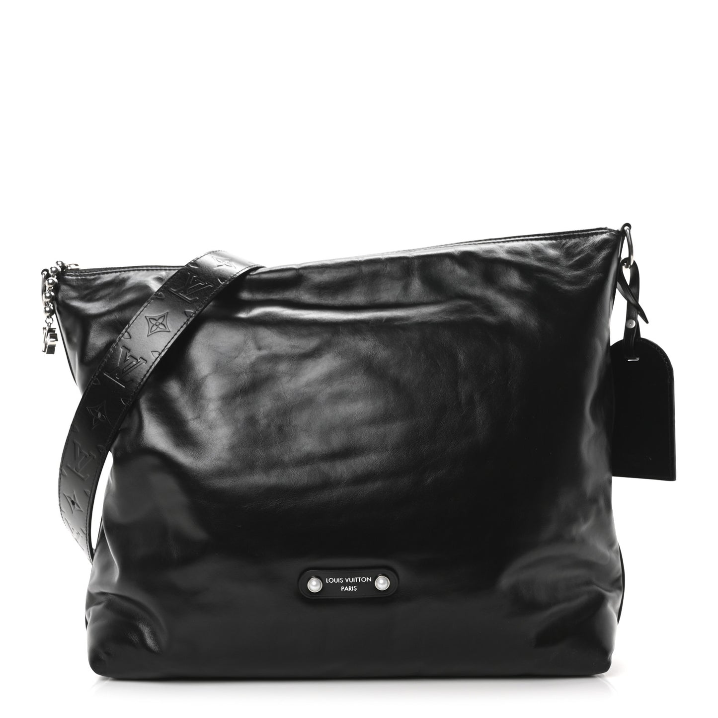 LV Night Calfskin Vagabond Hobo Black