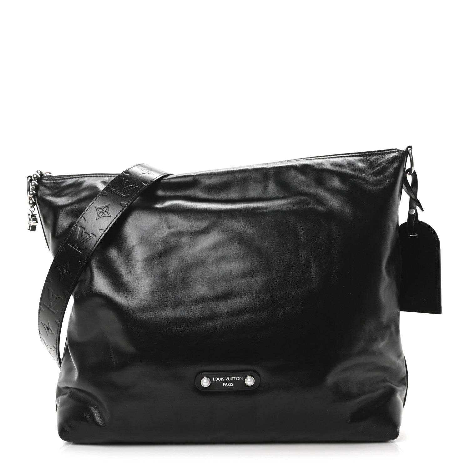 Louis Vuitton LV Night Calfskin Vagabond Hobo Black 1 of 9