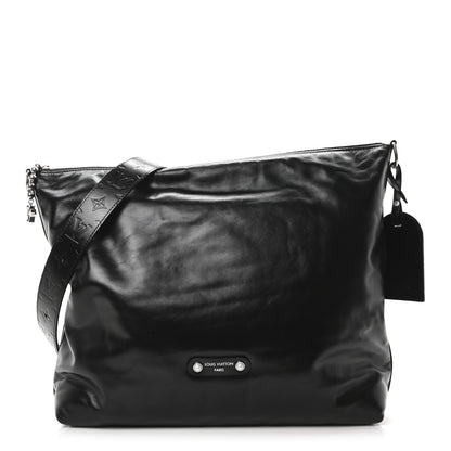 Louis Vuitton LV Night Calfskin Vagabond Hobo Black 1 of 9
