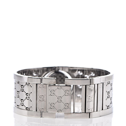 Gucci Stainless Steel Diamond Pave Bezel Mother of Pearl 23mm Twirl Quartz Watch 4 of 6