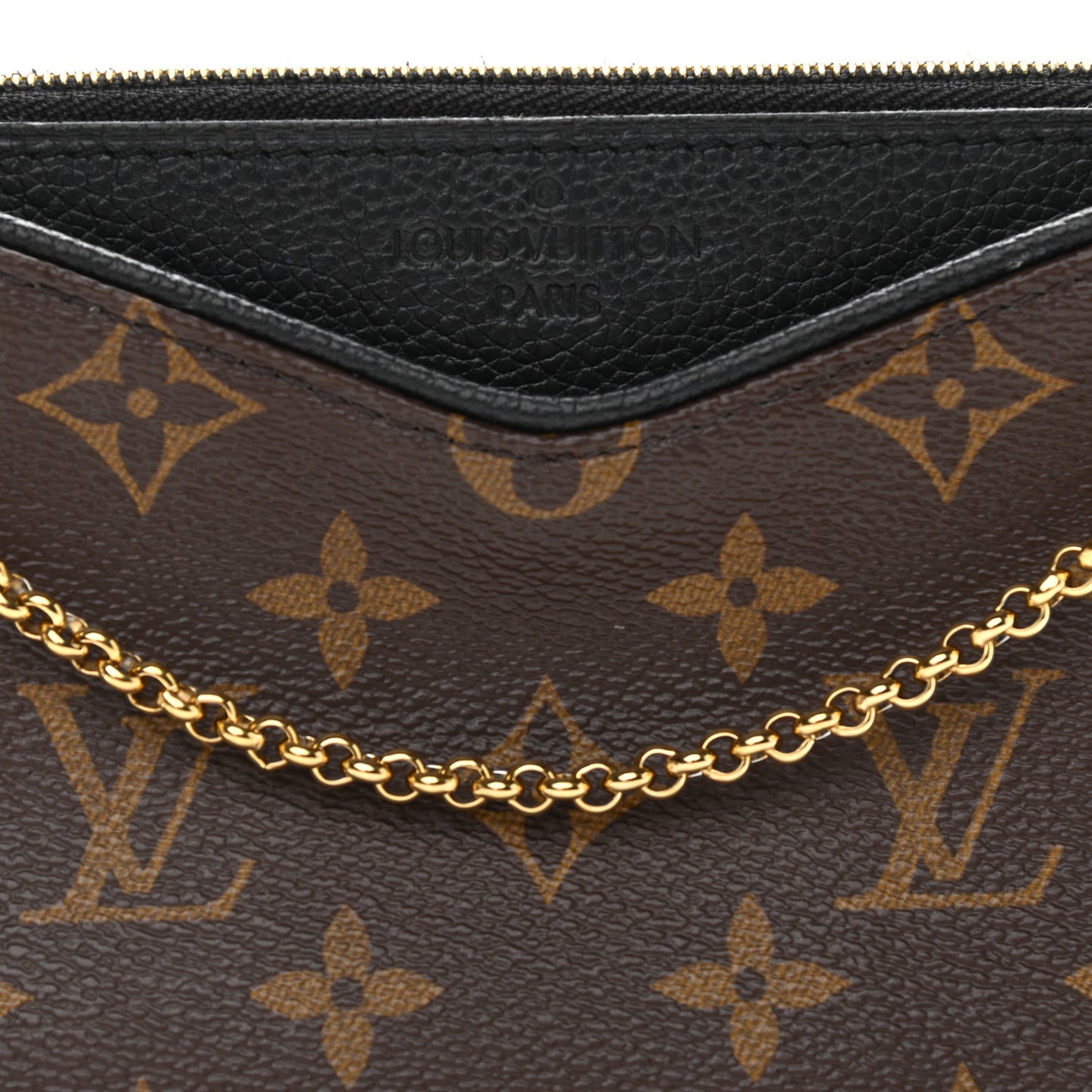 Monogram Pallas Clutch Black