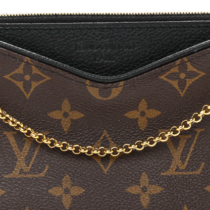 Louis Vuitton Monogram Pallas Clutch Black 8 of 10