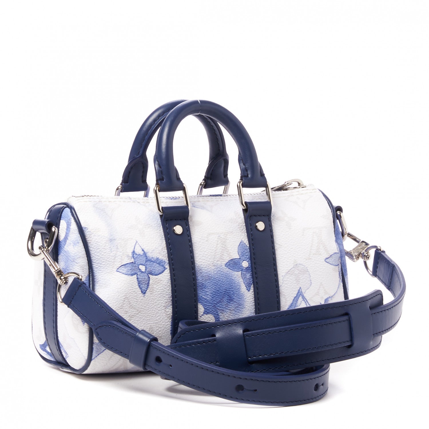 Louis Vuitton Monogram Watercolor Keepall XS Blue 3 of 8