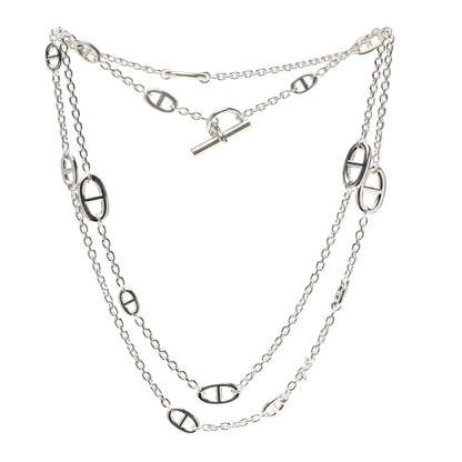 Hermes Sterling Silver Farandole Necklace 120 3 of 5