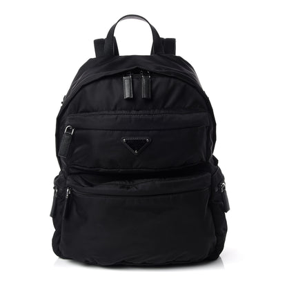 Prada Nylon Saffiano Day Backpack Black 1 of 10