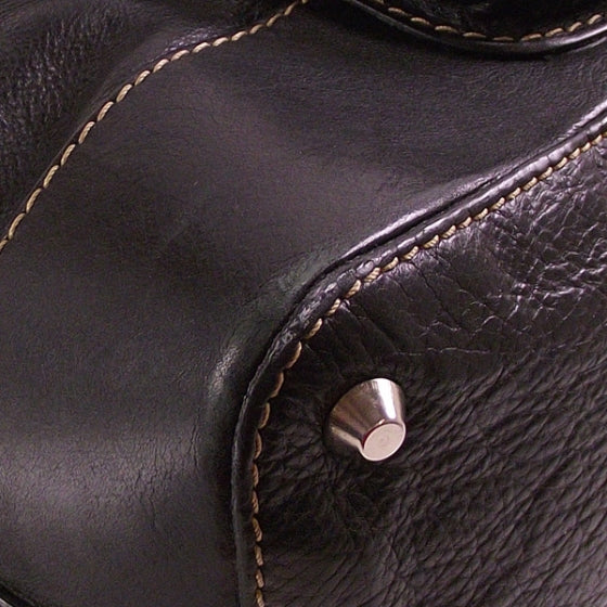 Chloe Leather Edith Dome Black 6 of 10