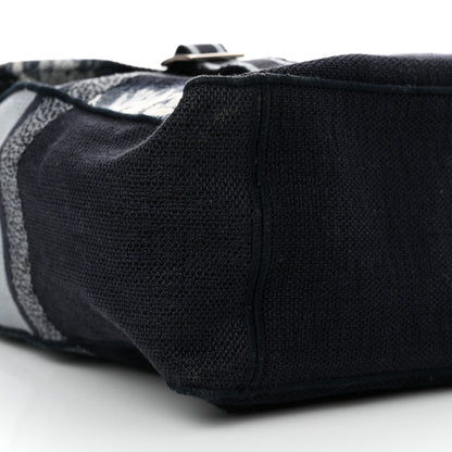 Christian Dior Canvas Embroidered Tie Dye Diorcamp Messenger Blue Multicolor 9 of 14