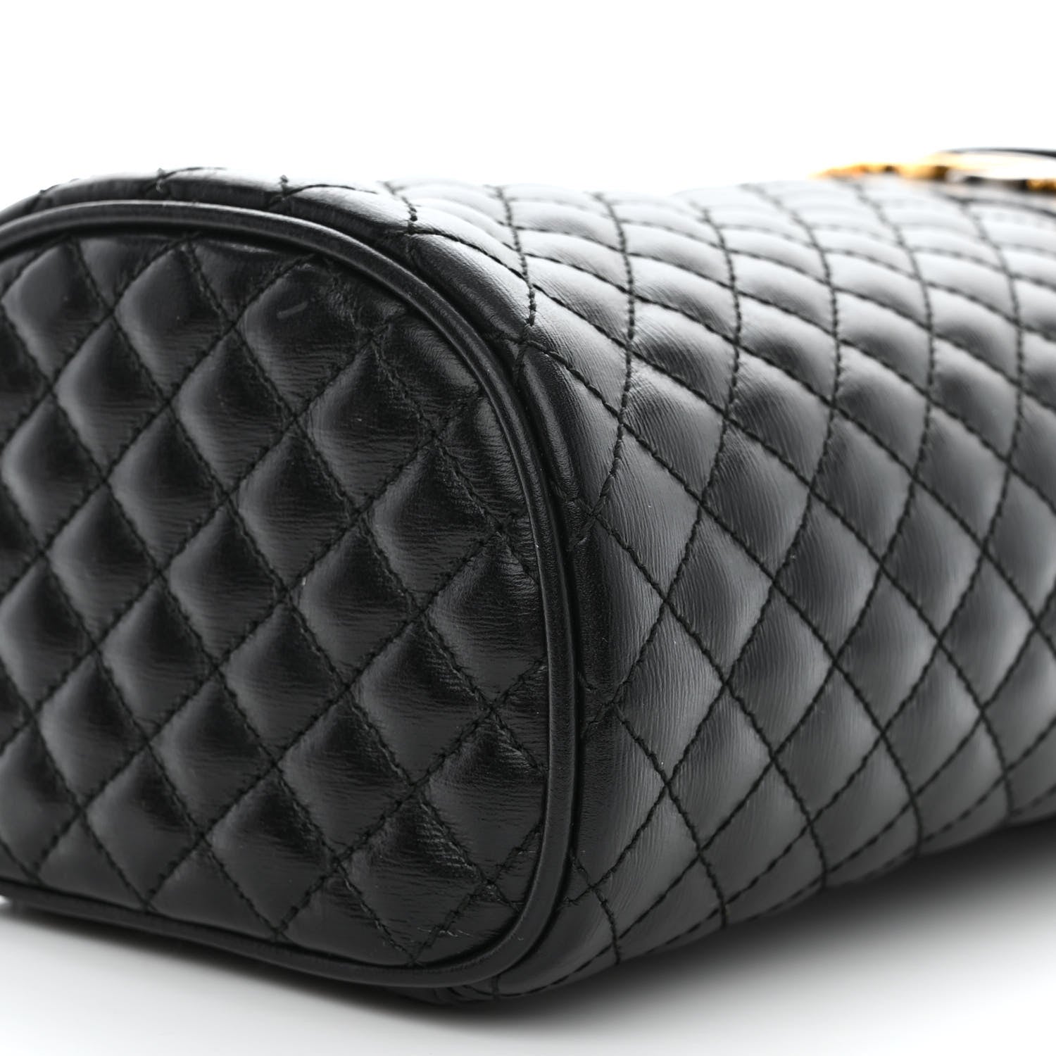 Gucci Calfskin Trapuntata Zumi Belt Bag Black 10 of 11