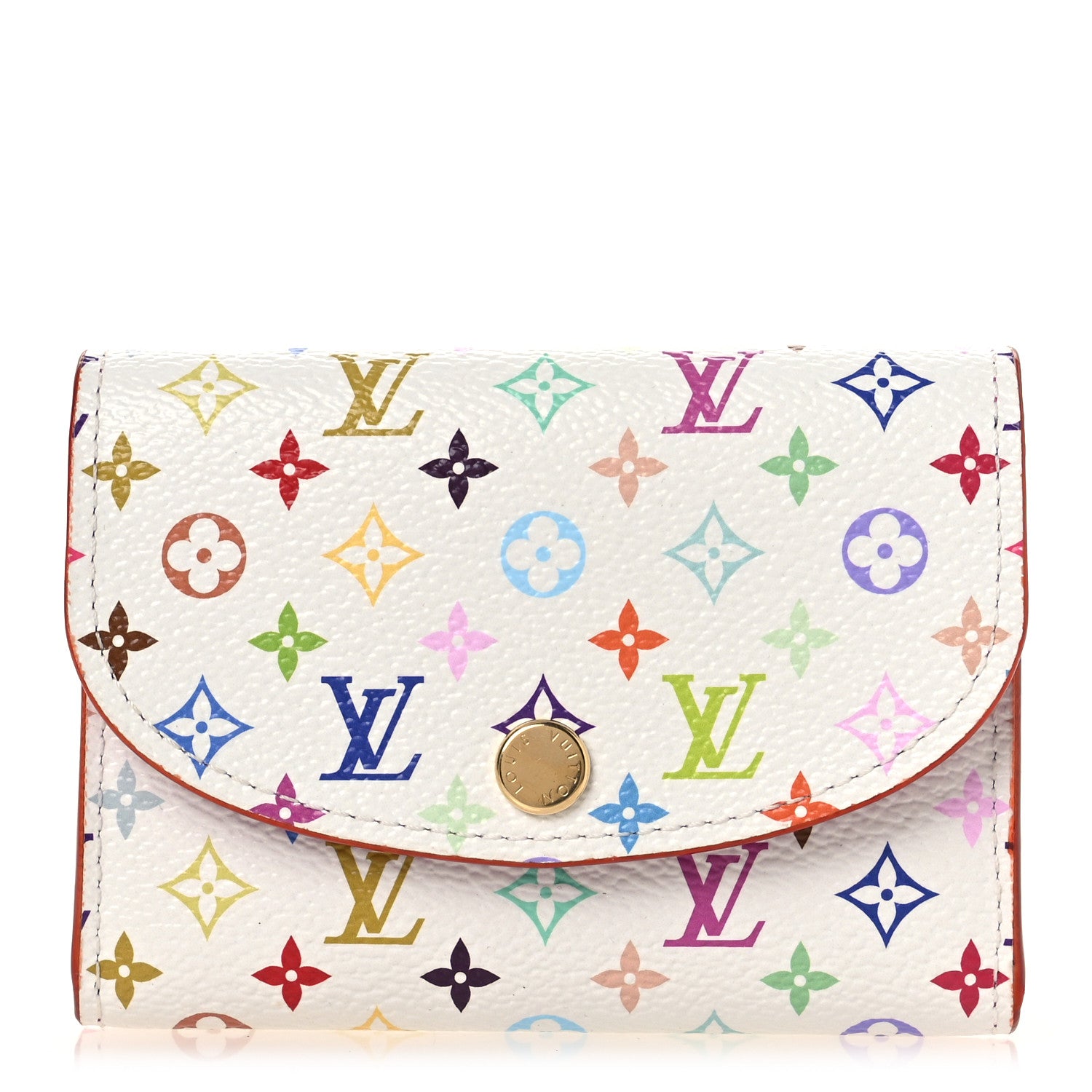 Louis Vuitton LV X TM Monogram Multicolor Rosalie Coin Purse White Kawaii Pink 1 of 6