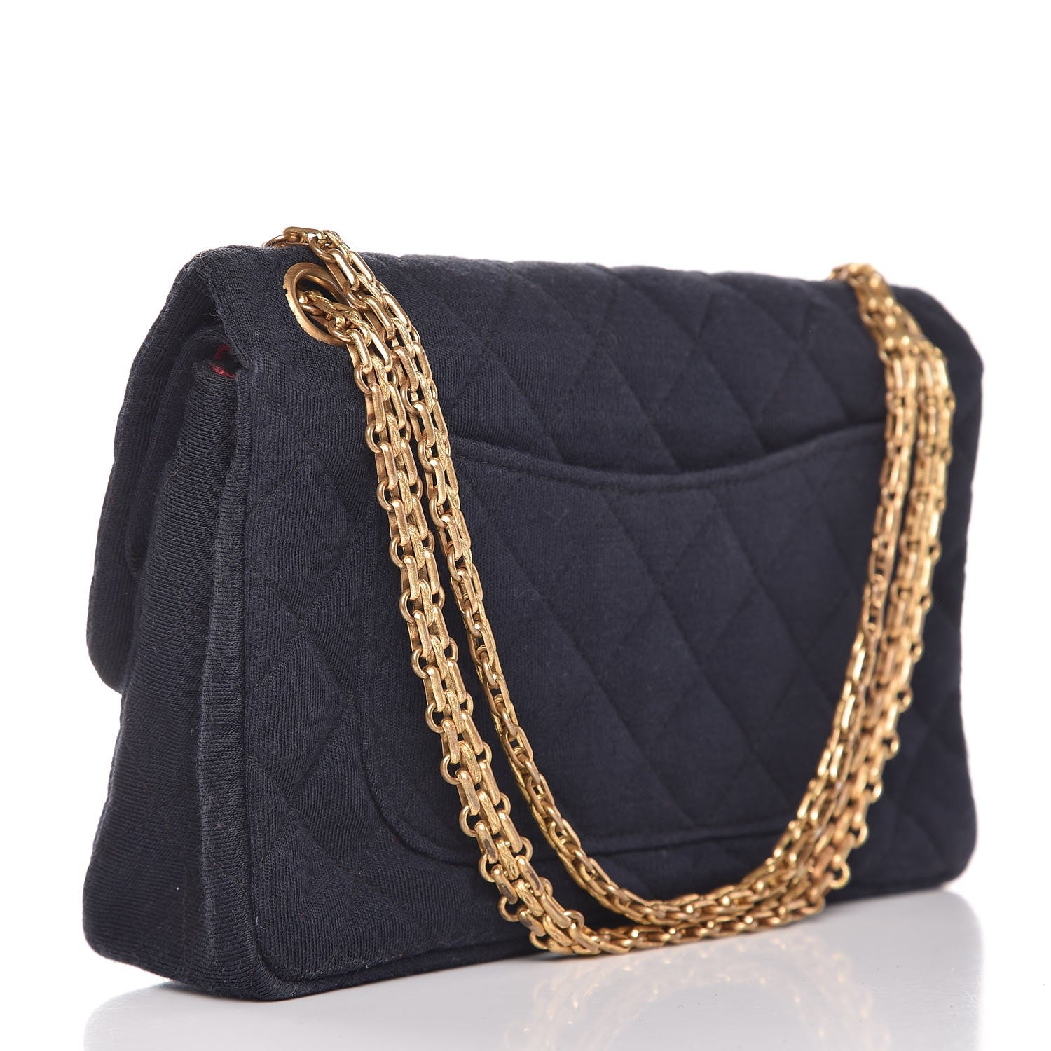 Chanel Jersey Quilted 2.55 Reissue 224 Flap Navy 3 of 8