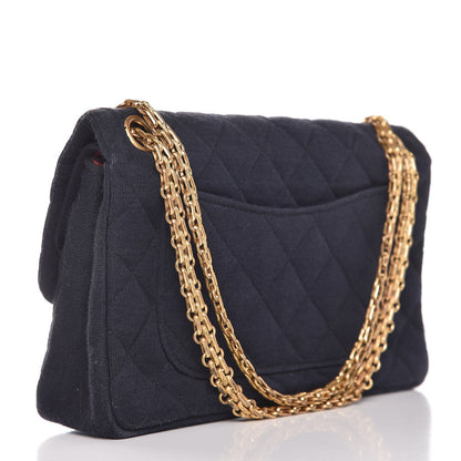 Chanel Jersey Quilted 2.55 Reissue 224 Flap Navy 3 of 8