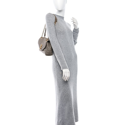 Louis Vuitton Calfskin LV New Wave Chain Bag Taupe 2 of 9