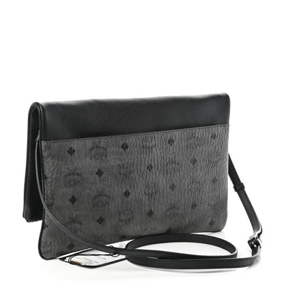 MCM Visetos Corina Crossbody Bag Black 3 of 9