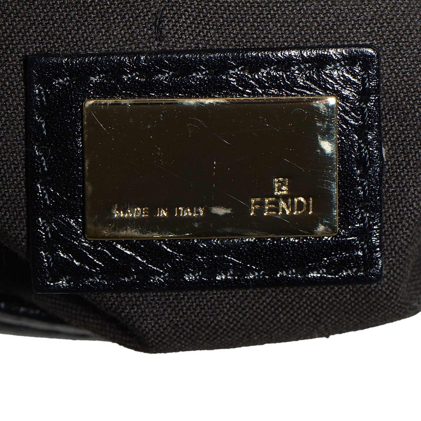 Vitello Acqua Maxi Baguette Shoulder Bag Black