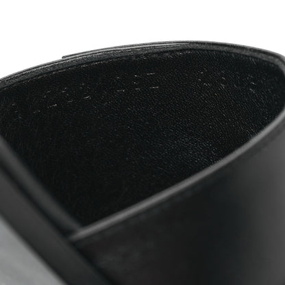Hermes Calfskin Giulia Sandals 37.5 Black 8 of 8