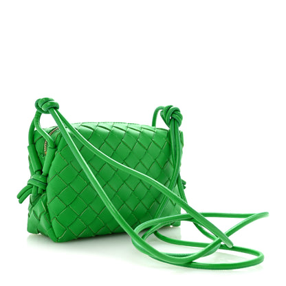 Bottega Veneta Nappa Intrecciato Mini Loop Camera Bag Parakeet 3 of 12