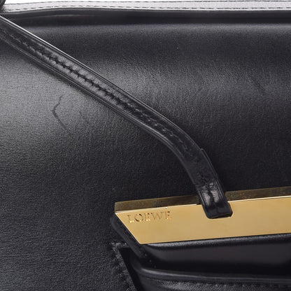 Loewe Calfskin Medium Barcelona Shoulder Bag Black 9 of 9