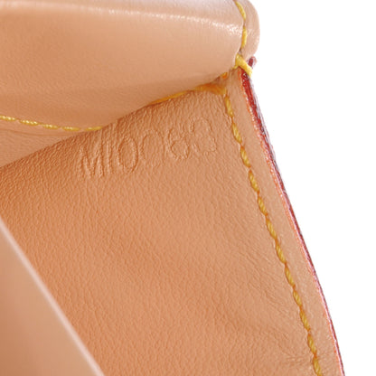 Louis Vuitton Monogram Multicolor Porte-Monnaie Plat Coin Purse White 6 of 8