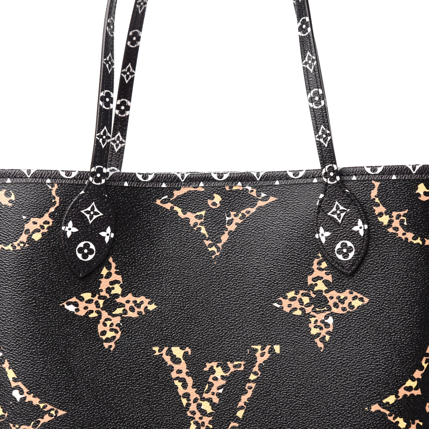 Monogram Giant Jungle Neverfull MM Black