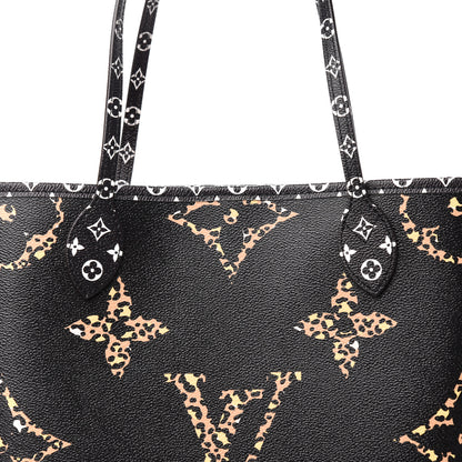 Louis Vuitton Monogram Giant Jungle Neverfull MM Black 10 of 11