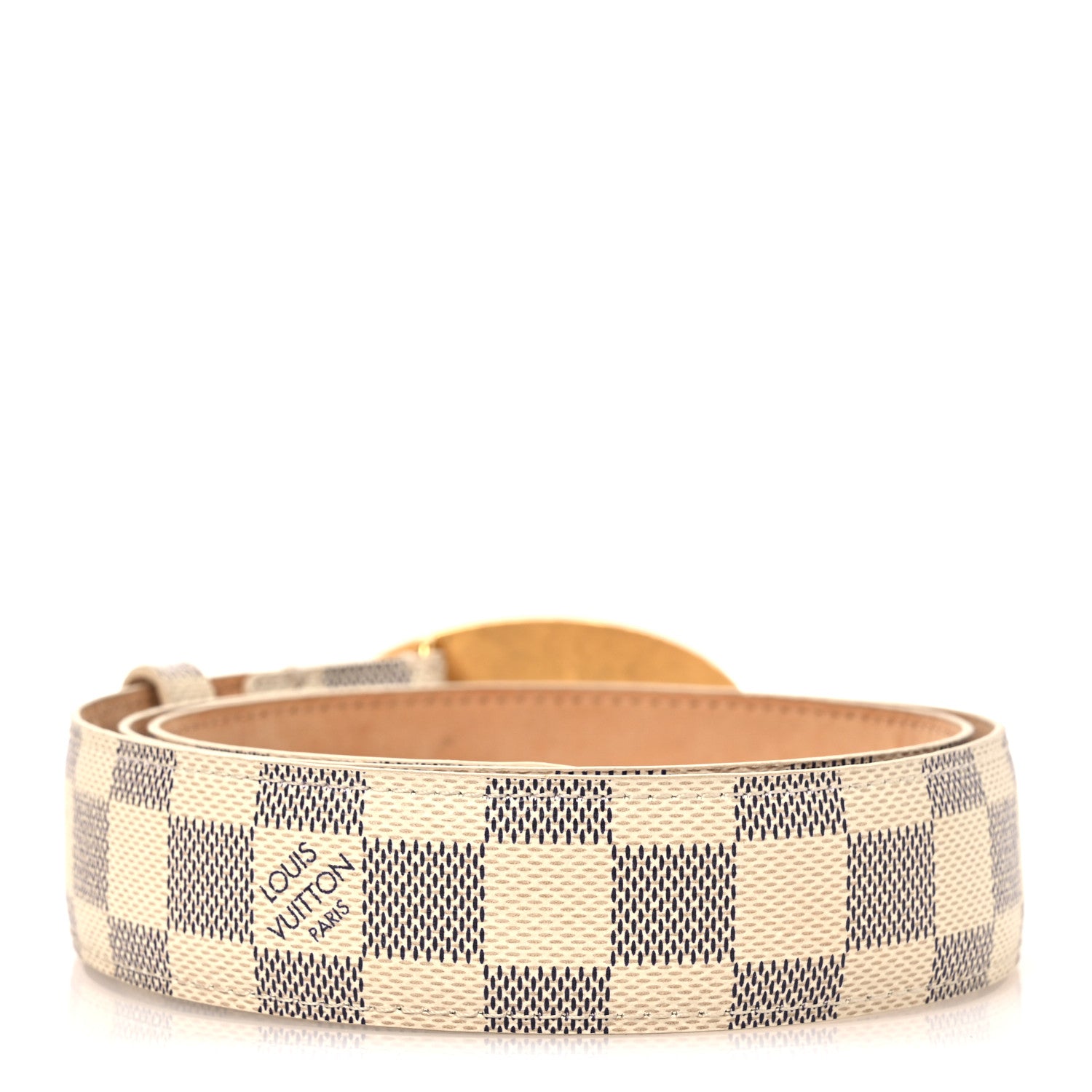 Louis Vuitton Damier Azur Voyage Belt  90 36 2 of 10