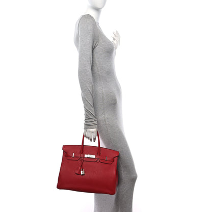 Hermes Togo Birkin 35 Rouge Garance 2 of 14