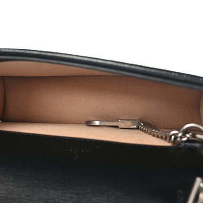 Gucci Snakeskin Azalea Calfskin Enamel Super Mini Dionysus Shoulder Bag New Rock Black Electric Blue 5 of 9