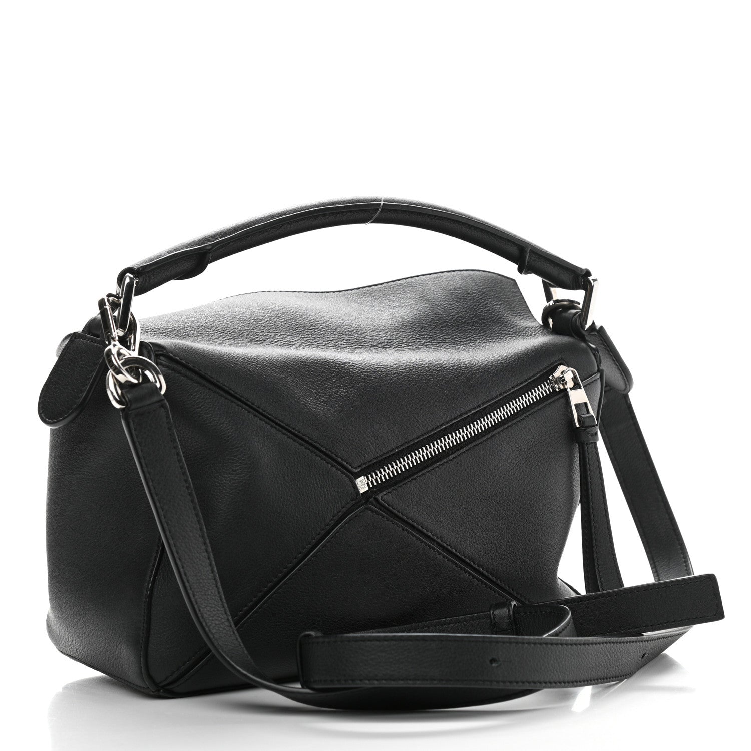 Loewe Calfskin Small Puzzle Bag Black 3 of 11