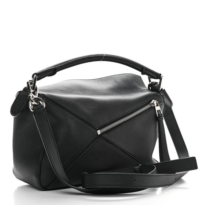 Loewe Calfskin Small Puzzle Bag Black 3 of 11