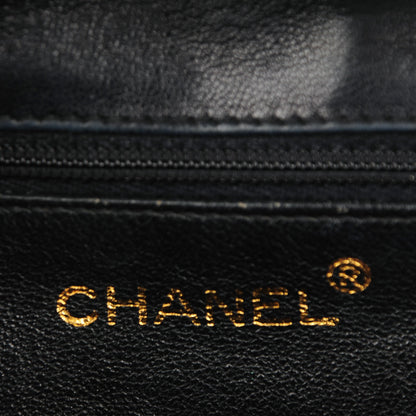 Chanel Lambskin Quilted CC Small Single Flap Black 6 of 10